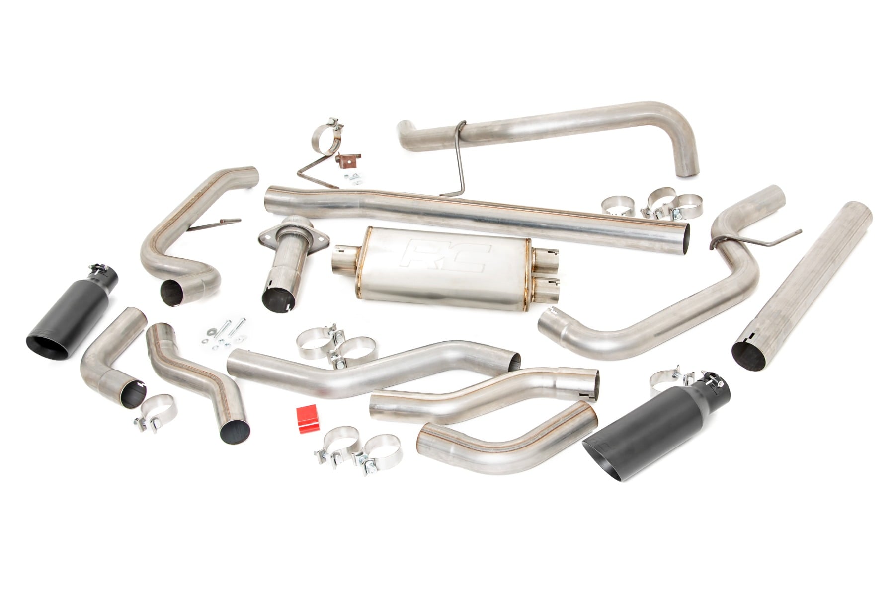 Performance Cat-Back Exhaust | Stainless | 2.7/3.5/5.0L | Ford F-150 (21-26) by Rough Country