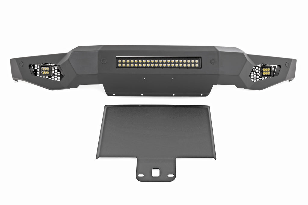 High Clearance Front Bumper | LED Lights & Skid Plate | Ford F-150 (21-23) by Rough Country