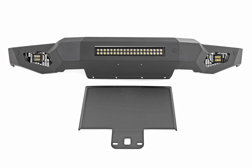 High Clearance Front Bumper | LED Lights & Skid Plate | Ford F-150 (21-23) by Rough Country