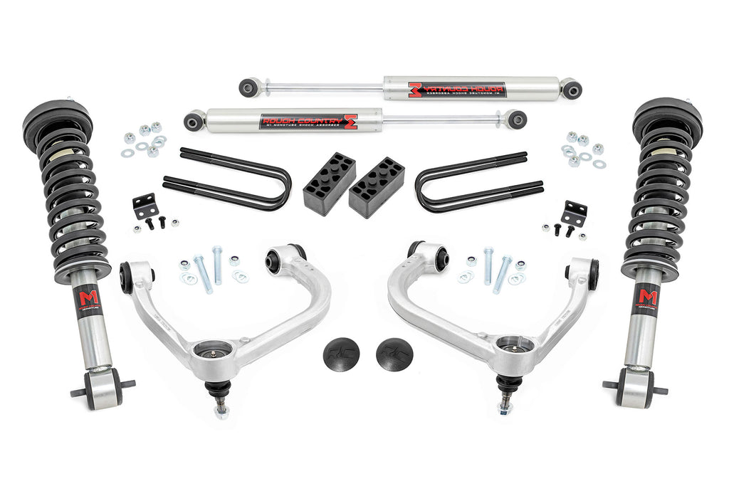 3 Inch Lift Kit | Forged UCA | M1/M1 | Ford F-150 4WD (2021-2026) by Rough Country