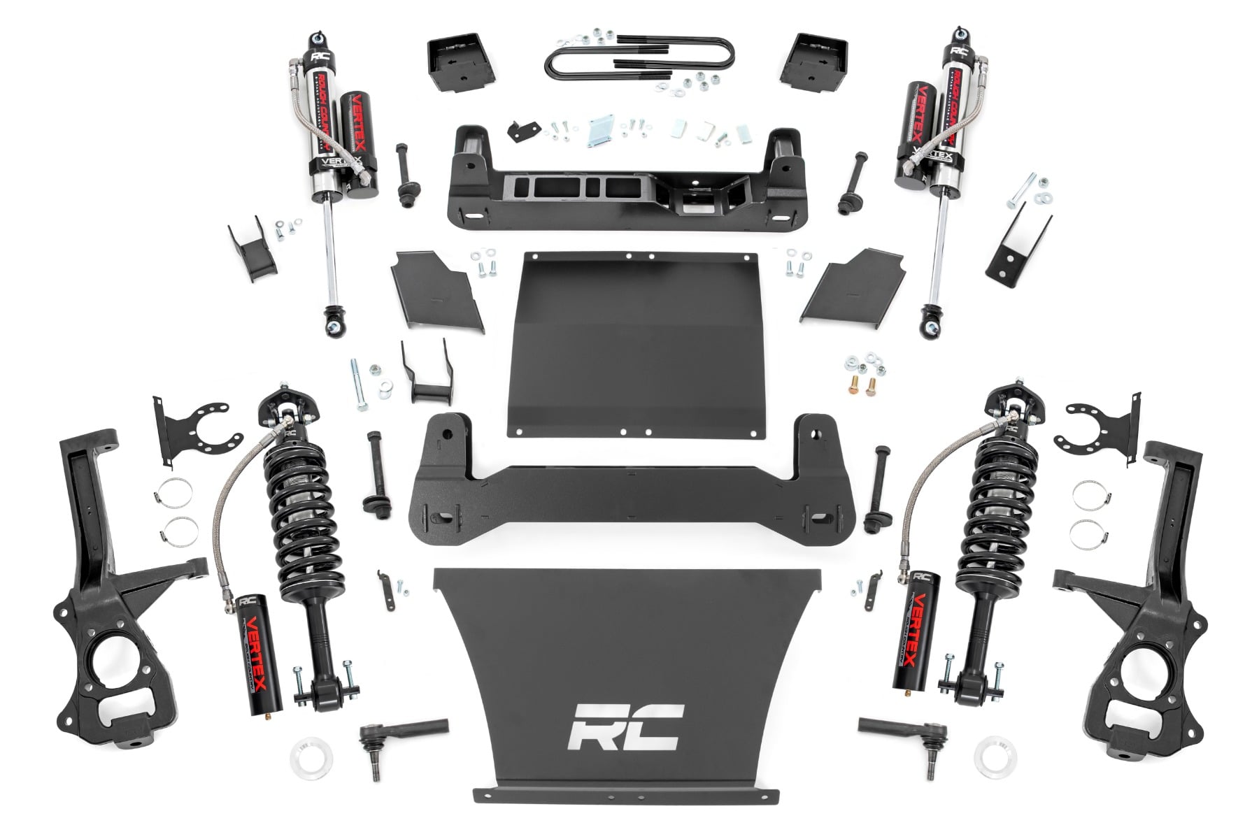 6 Inch Lift Kit | Mono Leaf Rear | Vertex | Chevy Silverado 1500 4WD (25-26) by Rough Country