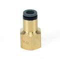 Straight Female - 1/4" FNPT x 1/4" PTC - DOT - SMC # KV2F07-35 by Air Lift