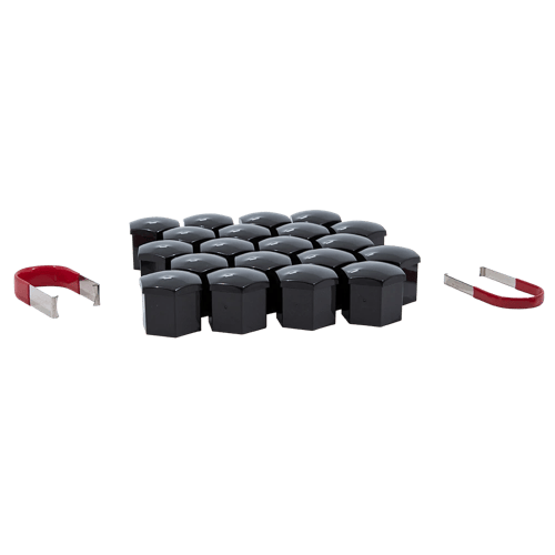 21MM HEX CAP SET BLK CLAM by Gorilla Automotive