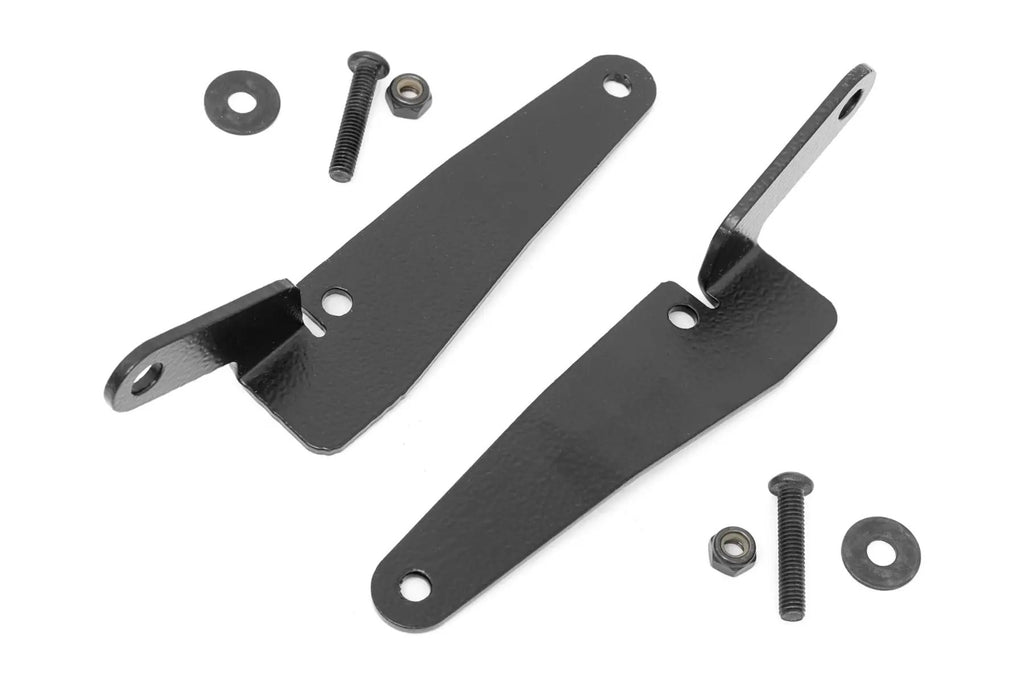 30" Single Row Light Mount | Front | Black Series | White DRL | Polaris RZR Turbo R by Rough Country