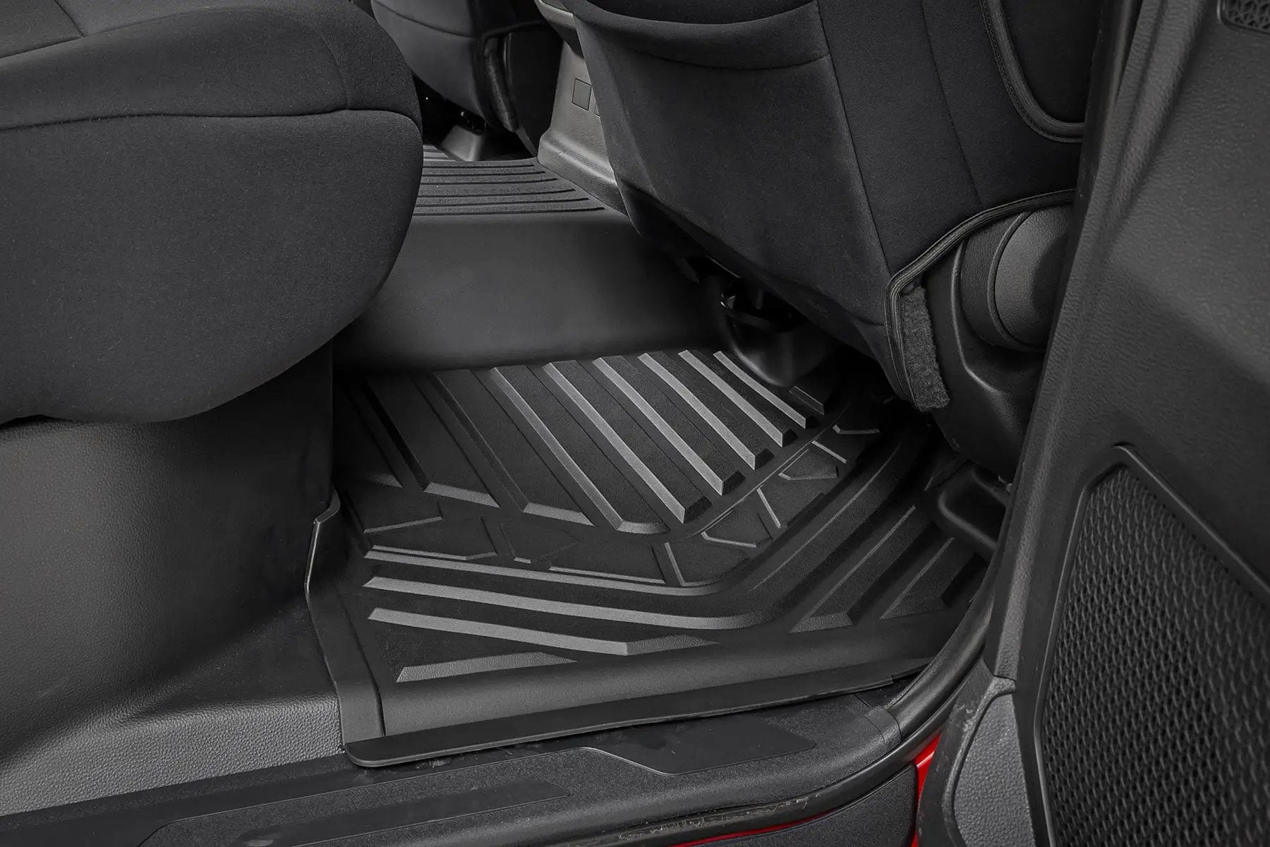 Flex-Fit Floor Mats | FR & RR | CrewMax | Toyota Tundra 2WD/4WD (2022-2026) by Rough Country