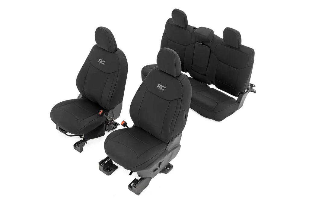 Seat Covers | FR & RR W/Armrest | Crew Cab | Ford Maverick 2WD/4WD (22-26) by Rough Country