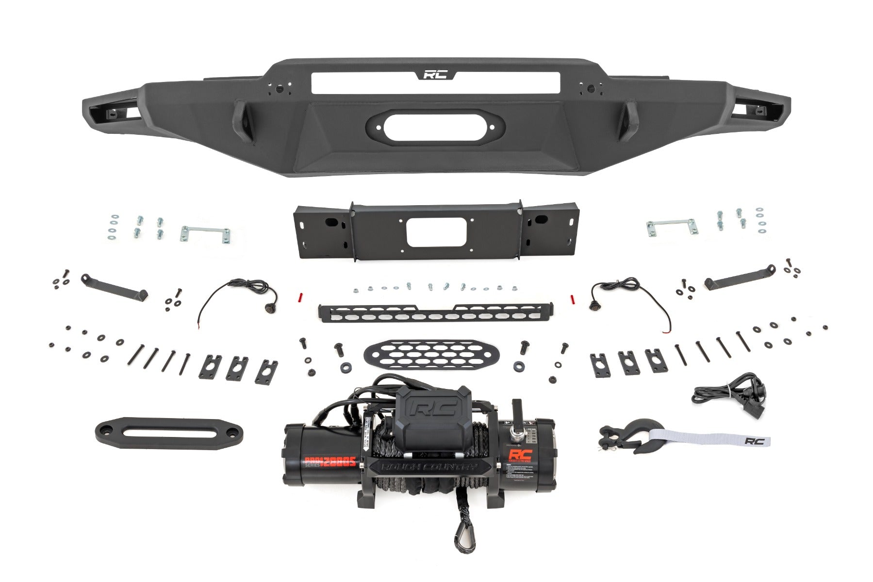 Hybrid Front Bumper | 12000S | Toyota Tundra 2WD/4WD (2022-2026) by Rough Country