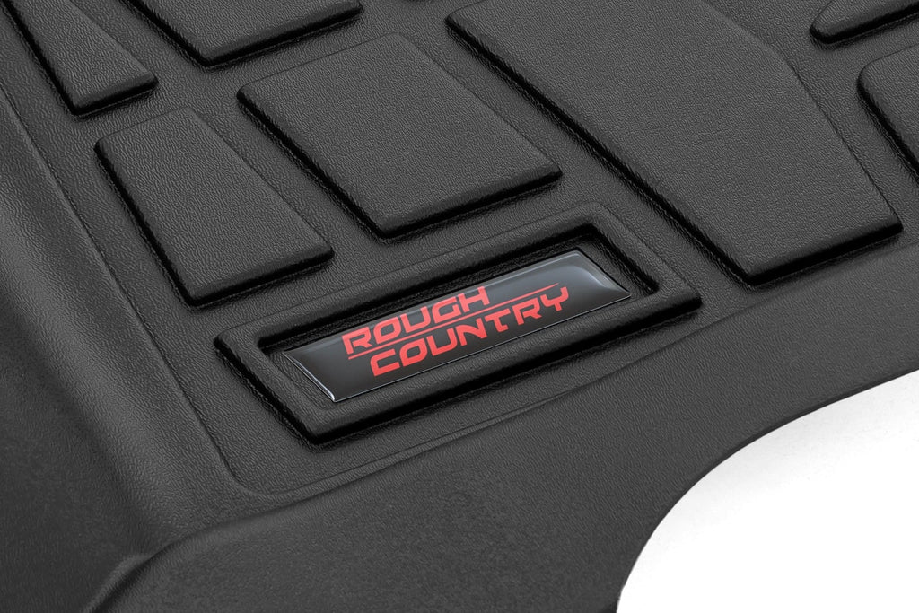 Sure-Fit Floor Mats | Front & Rear | Chevy/GMC Canyon/Colorado 2WD/4WD (23-26) by Rough Country