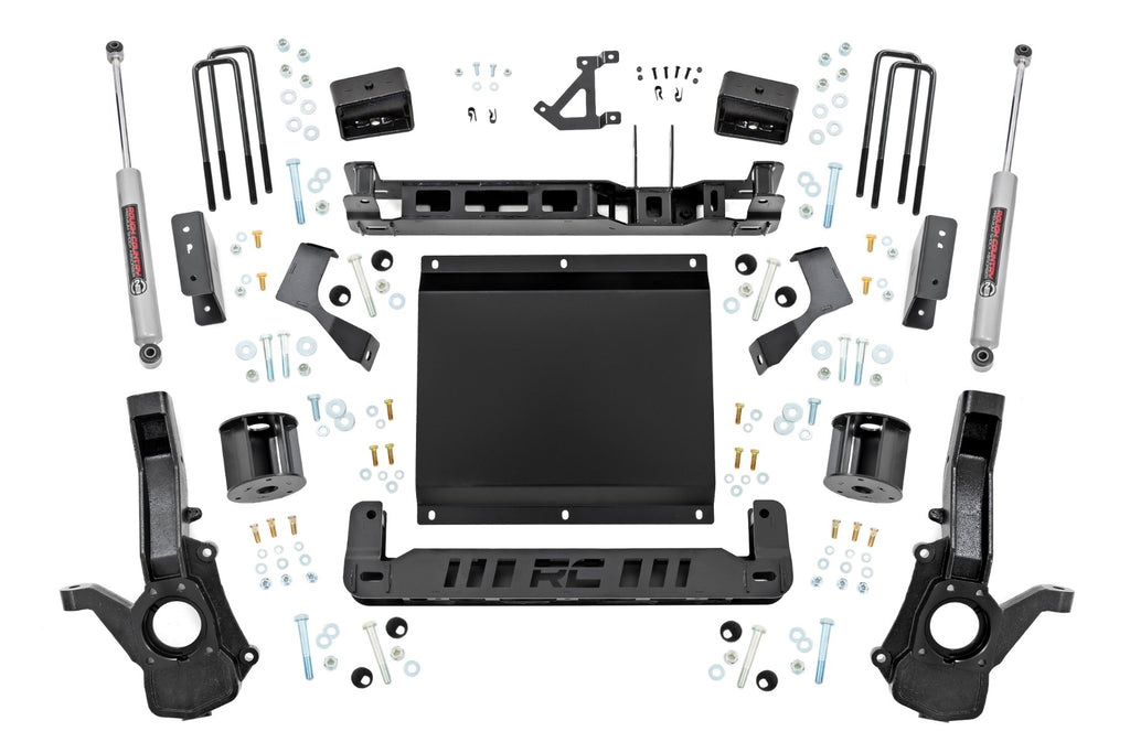 4 Inch Lift Kit | N3 Shocks | Chevy/GMC Canyon/Colorado 4WD (2023-2026) by Rough Country