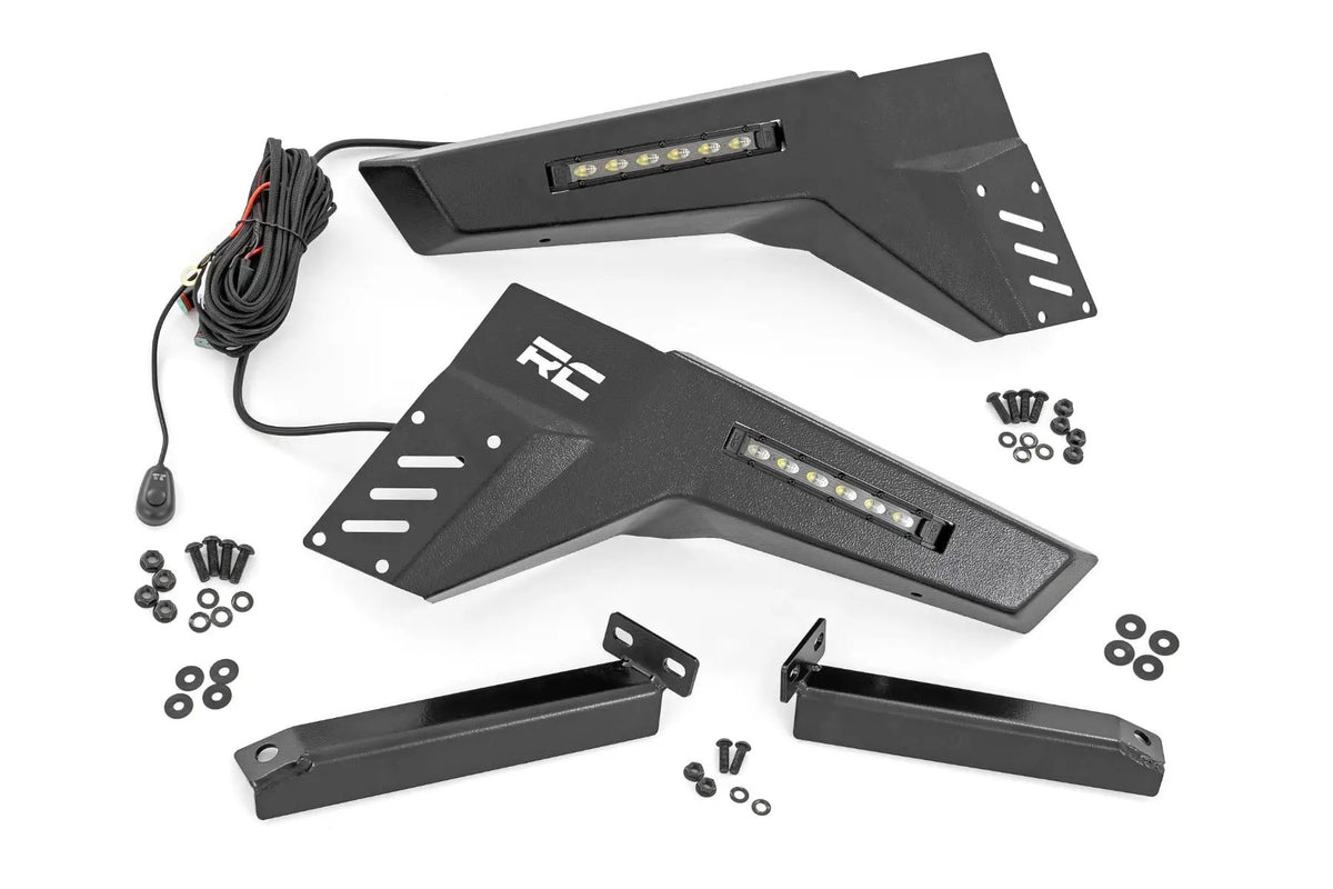 Bumper Wings | Stinger | 6" Led Combo | Honda Pioneer 1000-6 by Rough Country