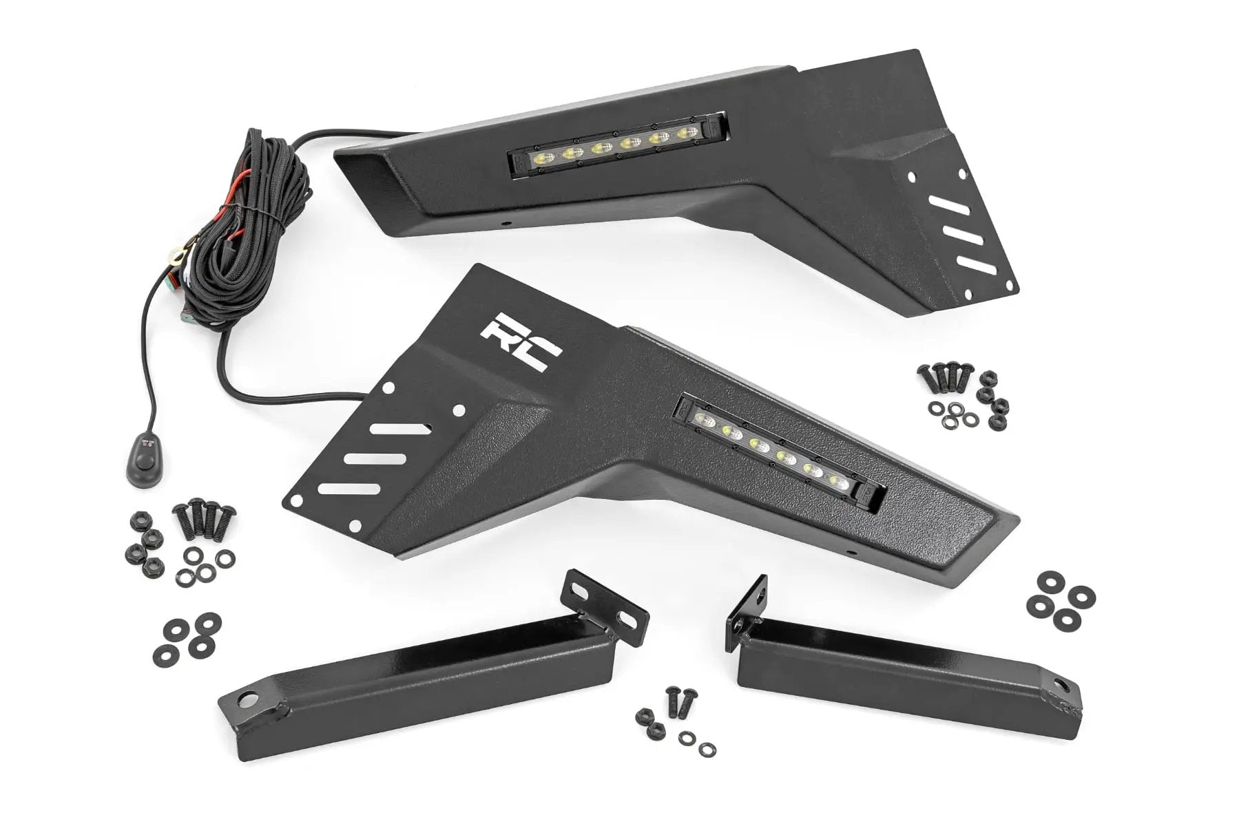 Bumper Wings | Stinger | 6" Led Combo | Honda Pioneer 1000-6 by Rough Country