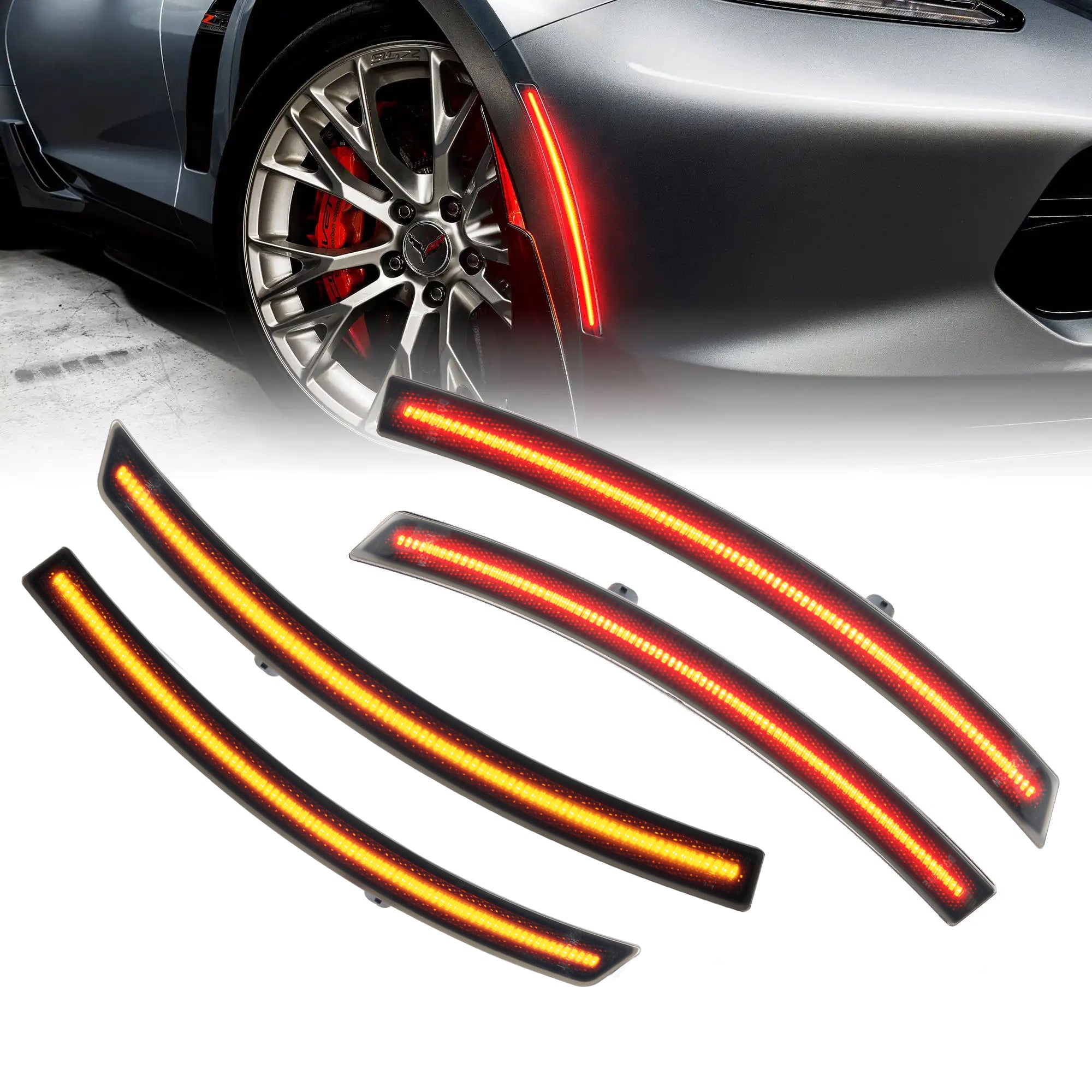 2014-2019 Chevrolet Corvette C7 Concept Sidemarker Set - Tinted Lens by Oracle Lighting