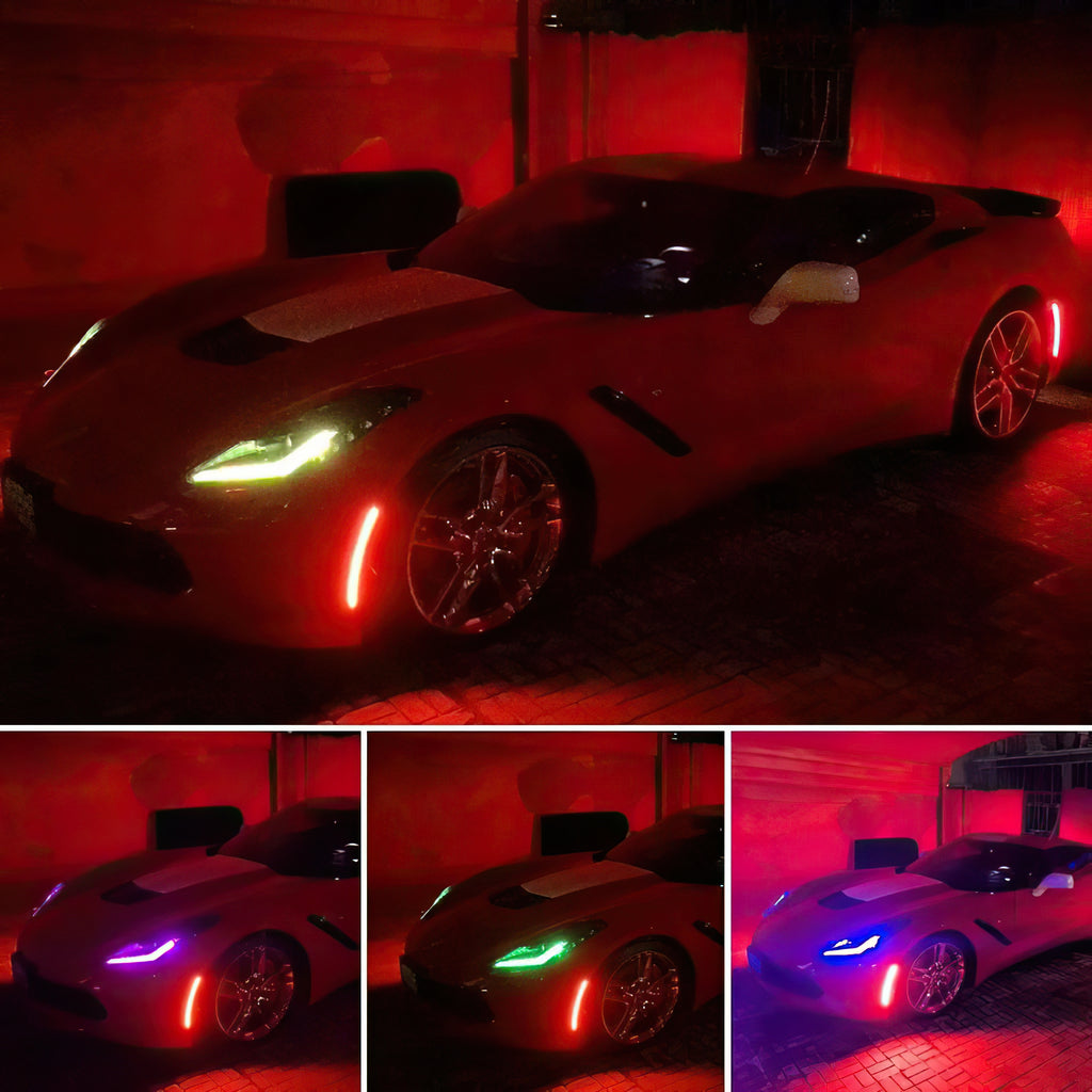 2014-2019 Chevrolet Corvette C7 Concept Sidemarker Set - Tinted Lens by Oracle Lighting