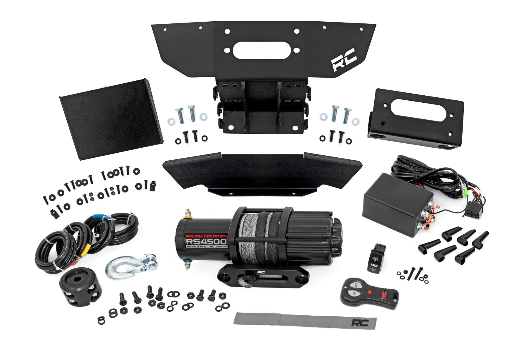 Winch Mount | Front | RS4500S | Polaris RZR XP1000-4 (2024) by Rough Country