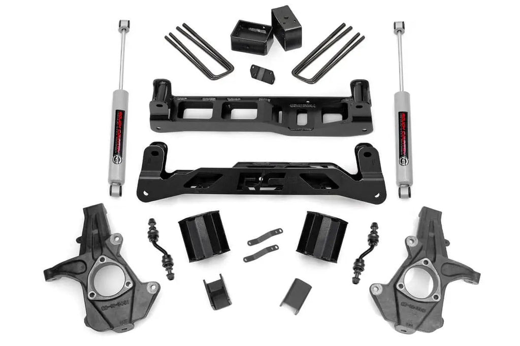 5 Inch Lift Kit | Alum/Stamp Steel | Chevy/GMC 1500 (14-18 & Classic) by Rough Country