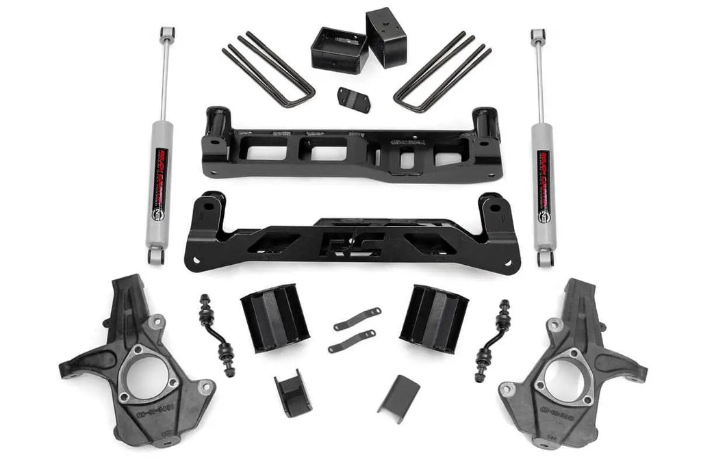 5 Inch Lift Kit | Alum/Stamp Steel | Chevy/GMC 1500 (14-18 & Classic) by Rough Country