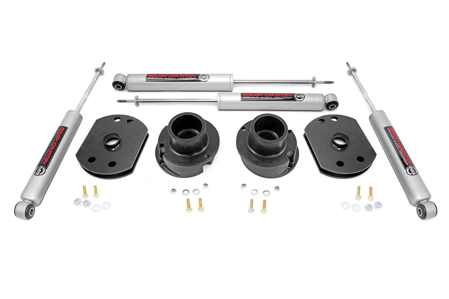 2.5 Inch Lift Kit | N3 Shocks | Ram 2500 4WD (2014-2026) by Rough Country
