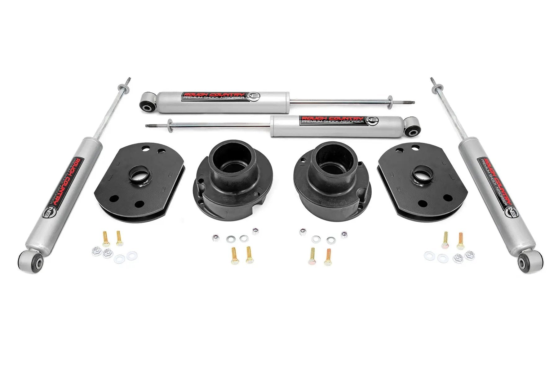 2.5 Inch Lift Kit | N3 Shocks | Ram 2500 4WD (2014-2026) by Rough Country