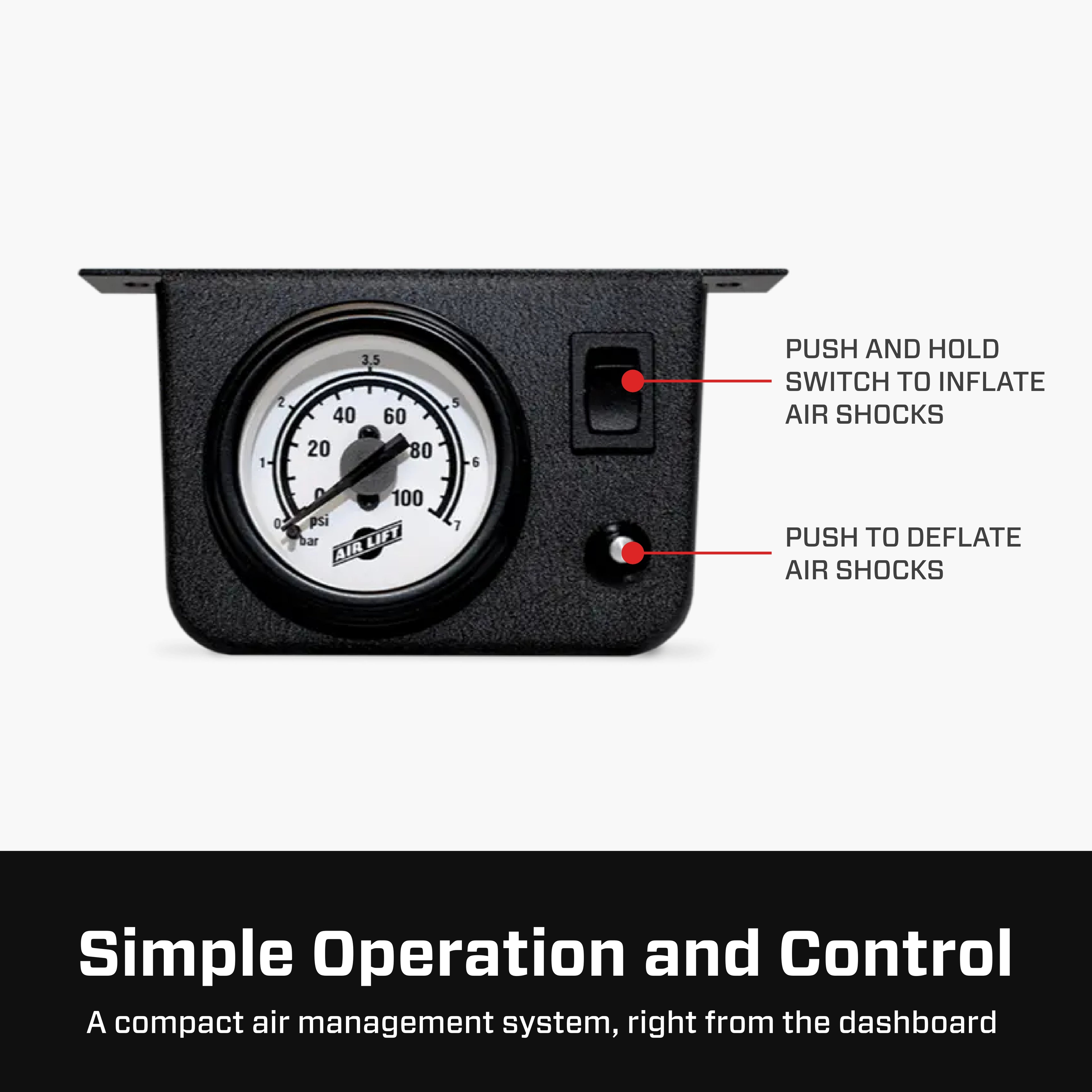 Air Suspension Compressor Kit by Air Lift