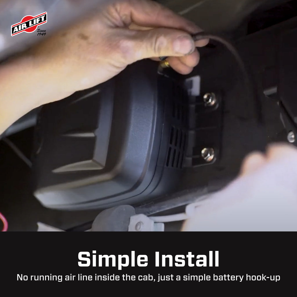 Air Suspension Compressor Kit by Air Lift