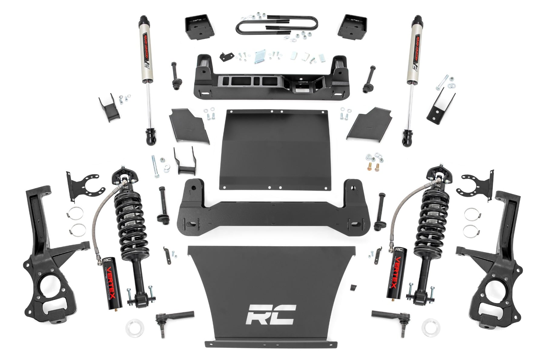 6 Inch Lift Kit | Mono Leaf Rear | Vertex/V2 | GMC Sierra 1500 2WD/4WD (19-24) by Rough Country