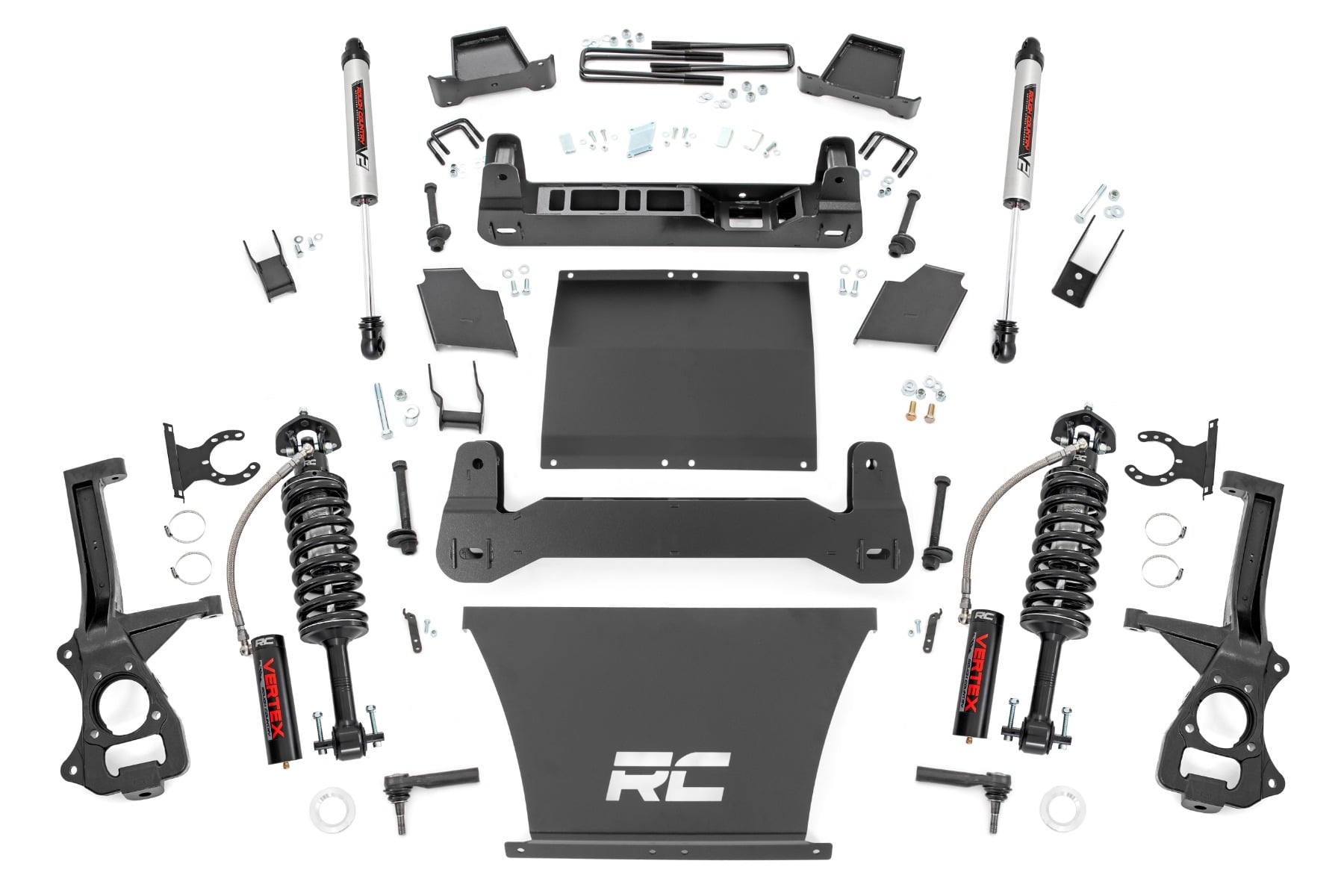 4 Inch Lift Kit | AT4/Trailboss | Vertex/V2 | Chevy/GMC Sierra 1500 (19-24)/Silverado 1500 (19-24) by Rough Country