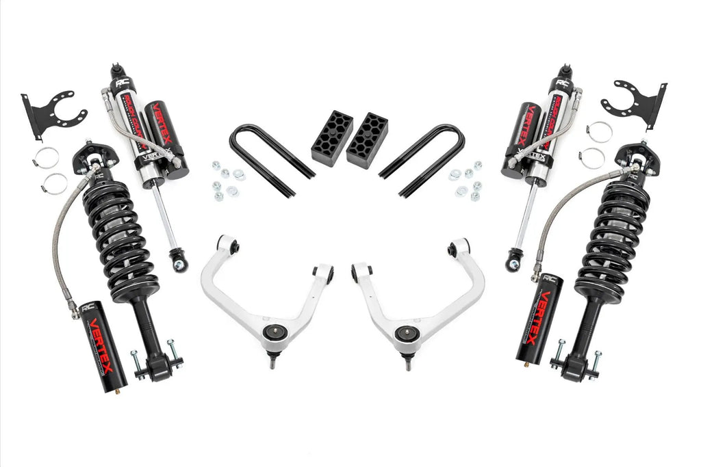 3.5 Inch Lift Kit | Vertex | Rear Mono Leaf | Chevy Silverado 1500 (22-24) by Rough Country