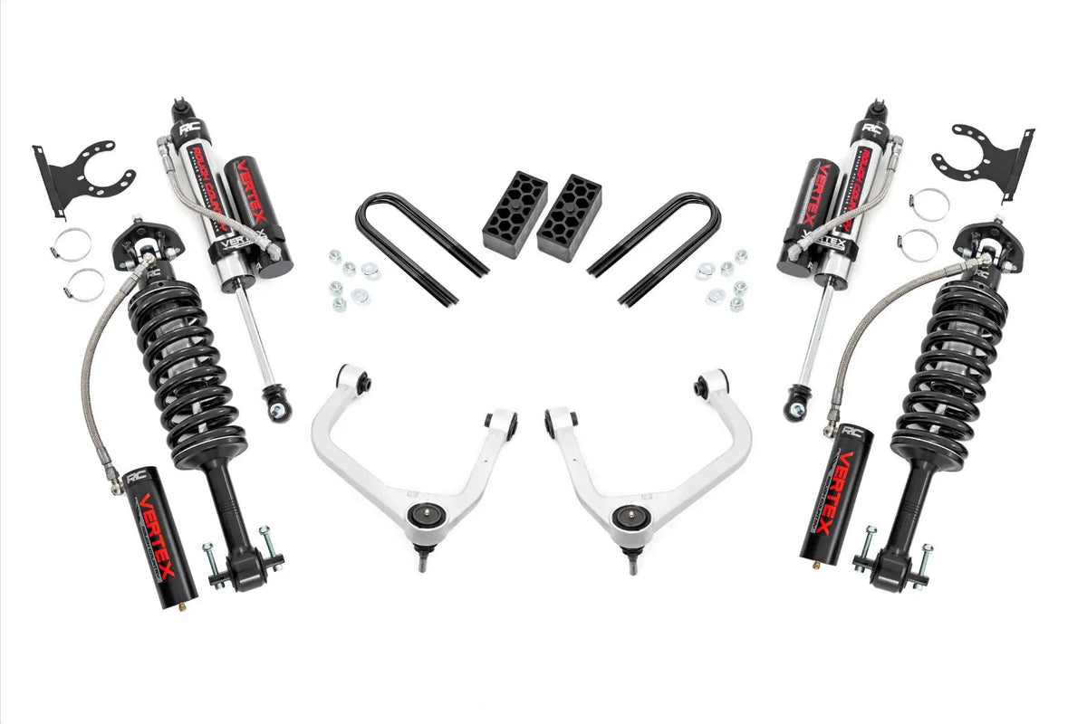 3.5 Inch Lift Kit | Vertex | Rear Mono Leaf | Chevy Silverado 1500 (22-24) by Rough Country