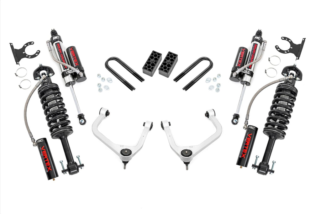 3.5 Inch Lift Kit | Vertex | Rear Mono Leaf | Chevy Silverado 1500 (22-24) by Rough Country