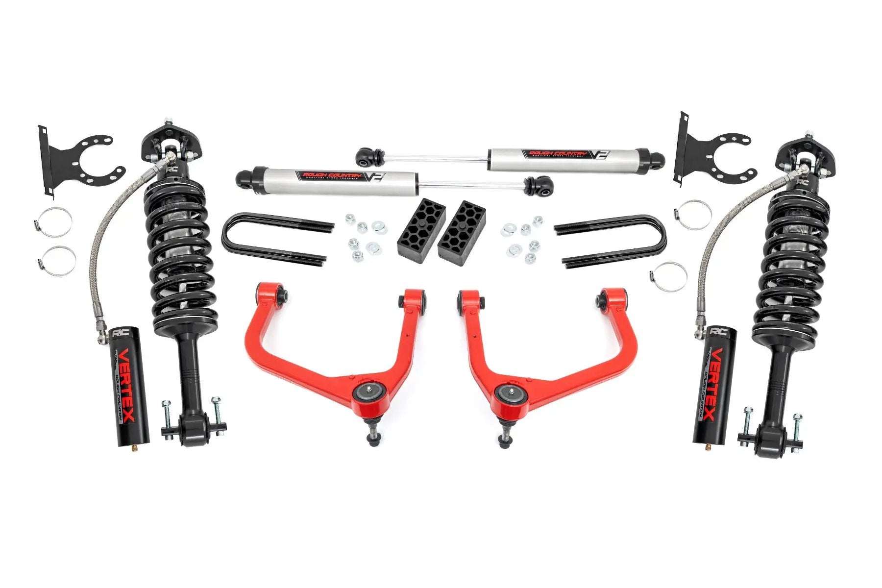 3.5 Inch Lift Kit | Vertex/V2 | Rear Mono Leaf | Chevy Silverado 1500 (22-24)