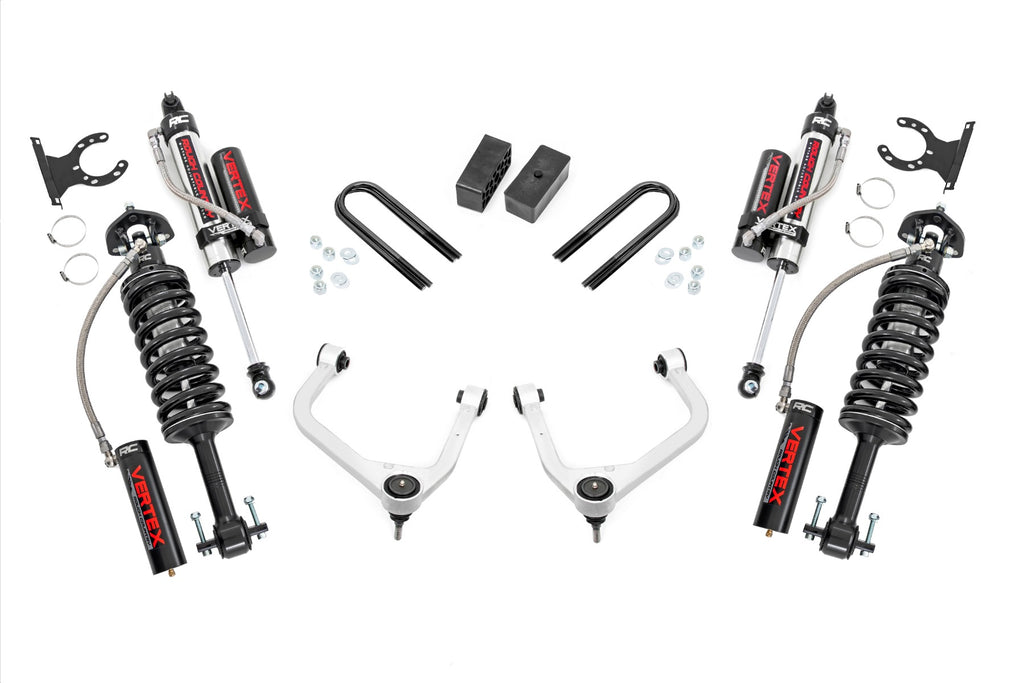 3.5 Inch Lift Kit | Mono Leaf Rear | Vertex | GMC Sierra 1500 2WD/4WD (19-24) by Rough Country