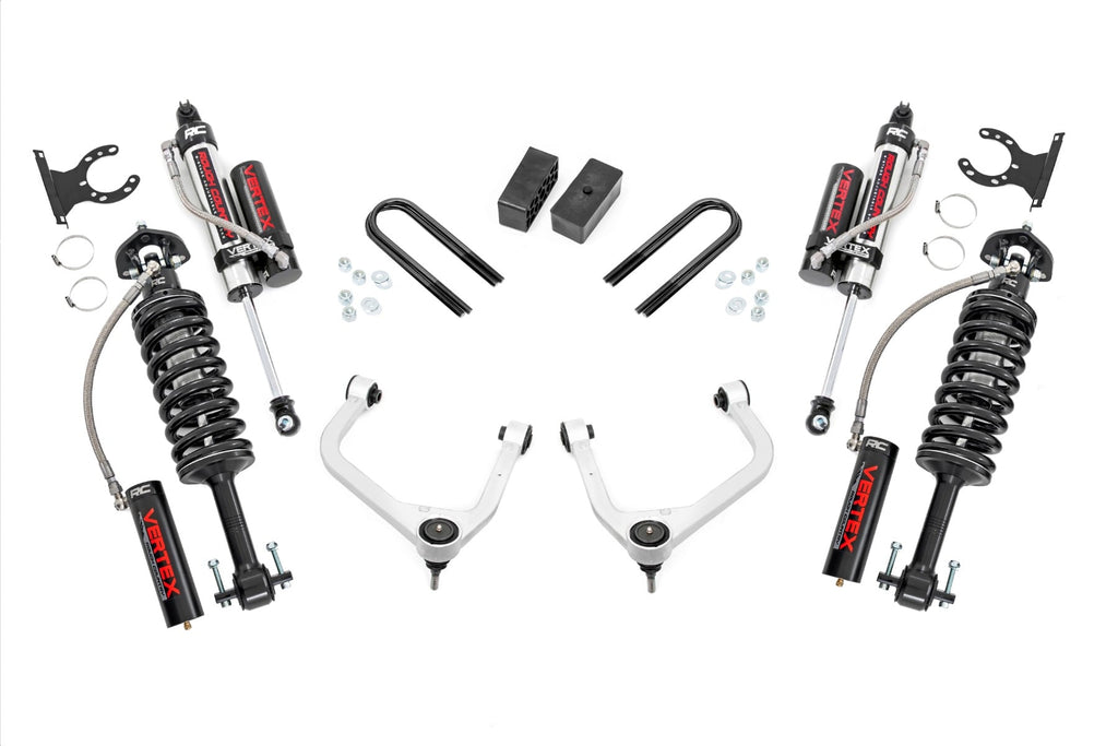 3.5 Inch Lift Kit | Mono Leaf Rear | Vertex | GMC Sierra 1500 2WD/4WD (19-24) by Rough Country