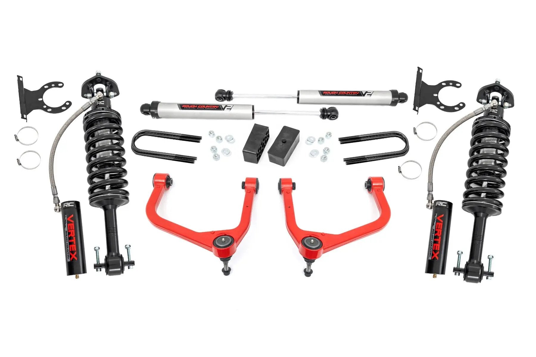 3.5 Inch Lift Kit | Mono Leaf Rear | Vertex/V2 | GMC Sierra 1500 (19-24) by Rough Country