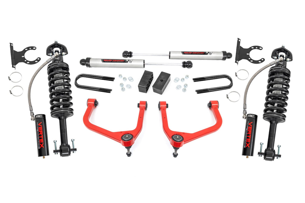 3.5 Inch Lift Kit | Mono Leaf Rear | Vertex/V2 | GMC Sierra 1500 (19-24) by Rough Country
