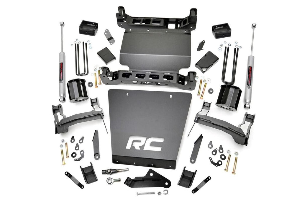 5 Inch Lift Kit | Bracket | Chevy Silverado & GMC Sierra 1500 4WD (2014-2018 & Classic) by Rough Country