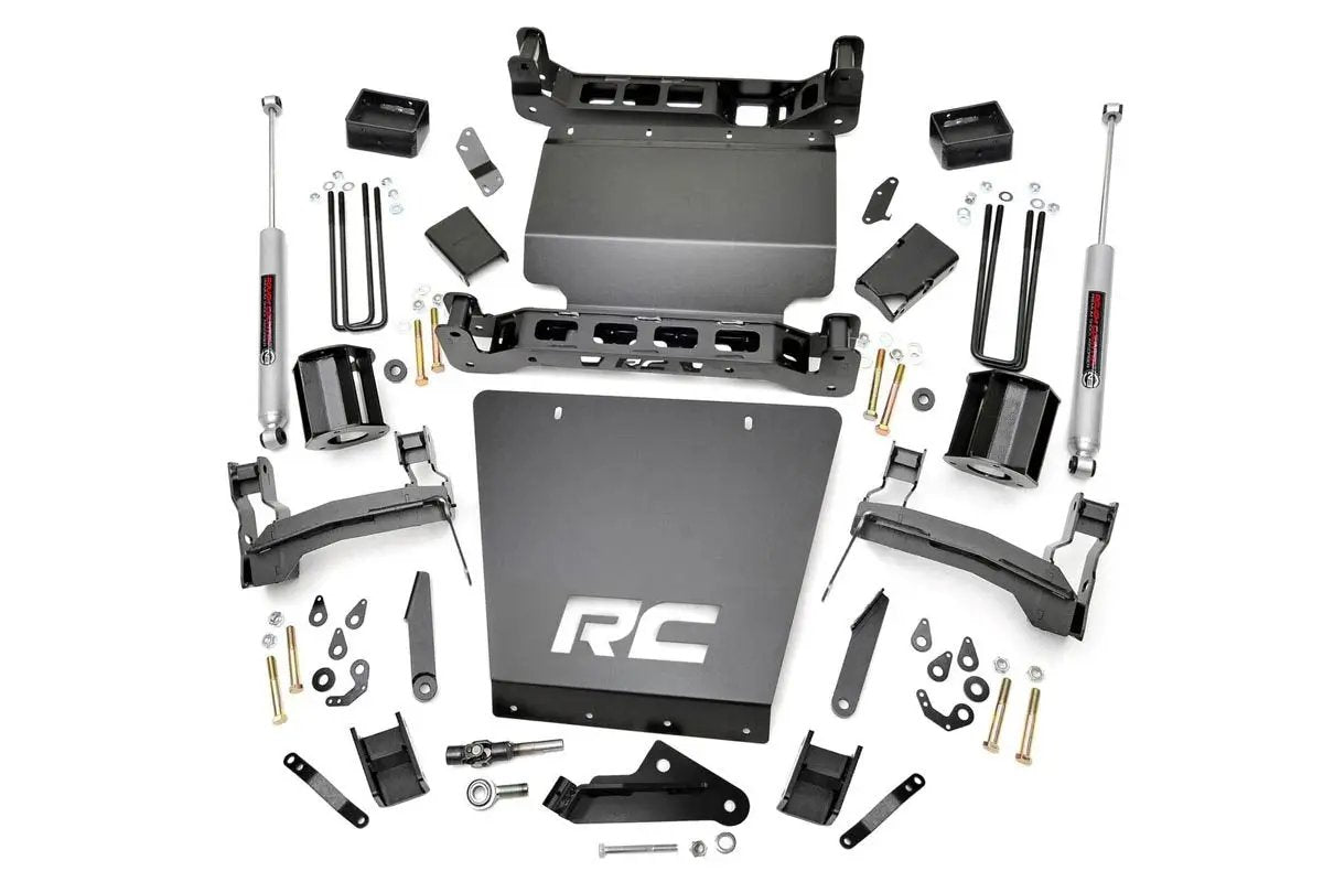 5 Inch Lift Kit | Bracket | Chevy Silverado & GMC Sierra 1500 4WD (2014-2018 & Classic) by Rough Country