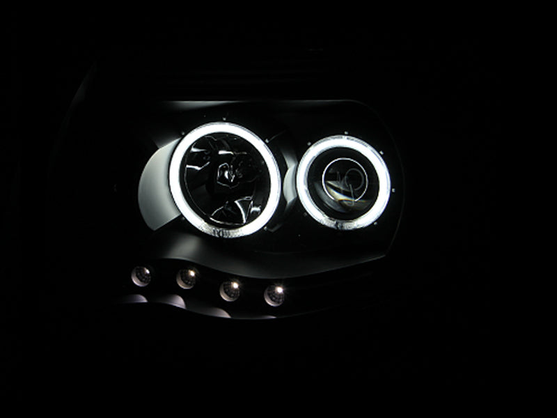 Projector Headlight Set w/Halo by ANZO USA