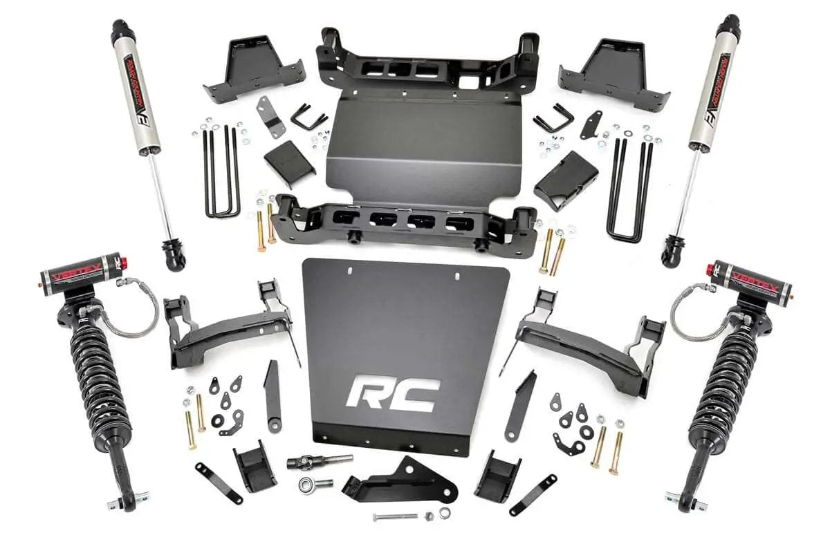 7 Inch Lift Kit | Bracket | Vertex/V2 Shks | Chevy/GMC 1500 (14-16) by Rough Country