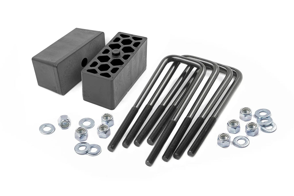 2.5 Inch Block & U-Bolt Kit | Chevy/GMC 1500 (99-25) by Rough Country