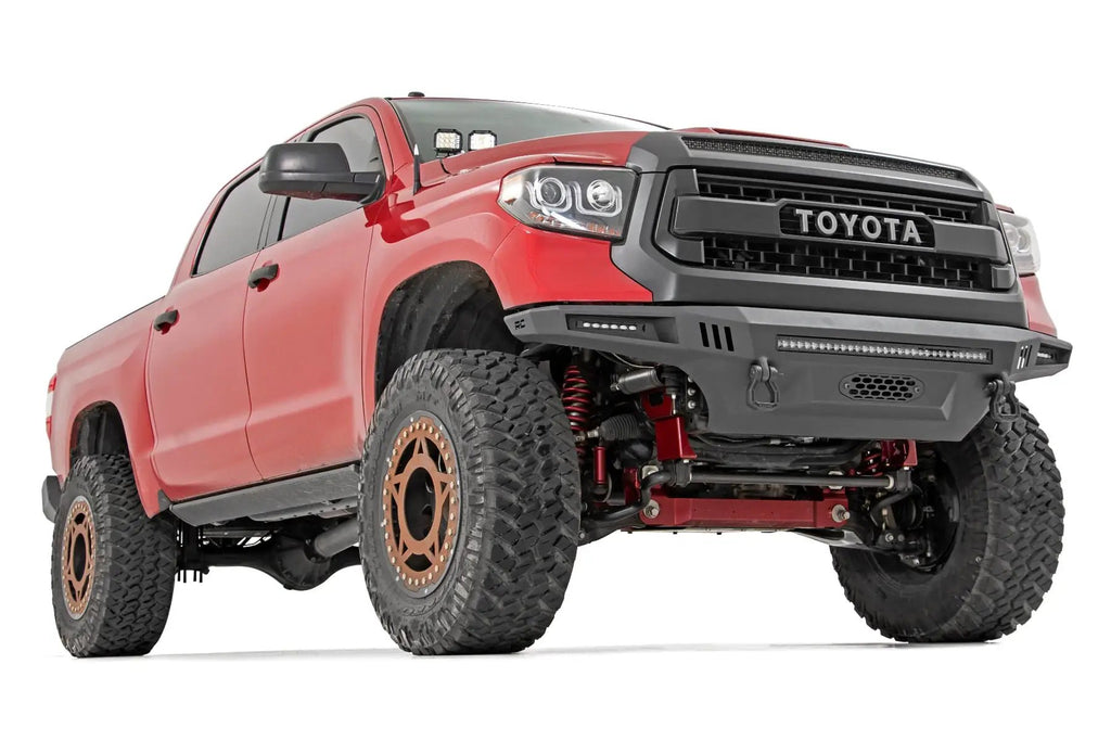 LED Light Kit | Ditch Mount | Dual 2" Black Pairs | Spot/Flood | Toyota Tundra (14-21) by Rough Country