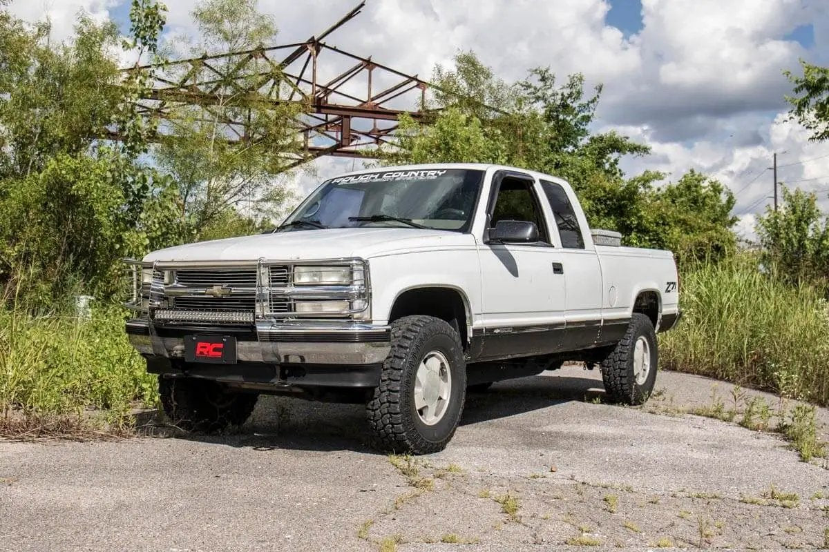 Body Lift Bumper Brackets | FR & RR | 3 Inch Lift | Chevy C1500/K1500 Truck (88-94) by Rough Country