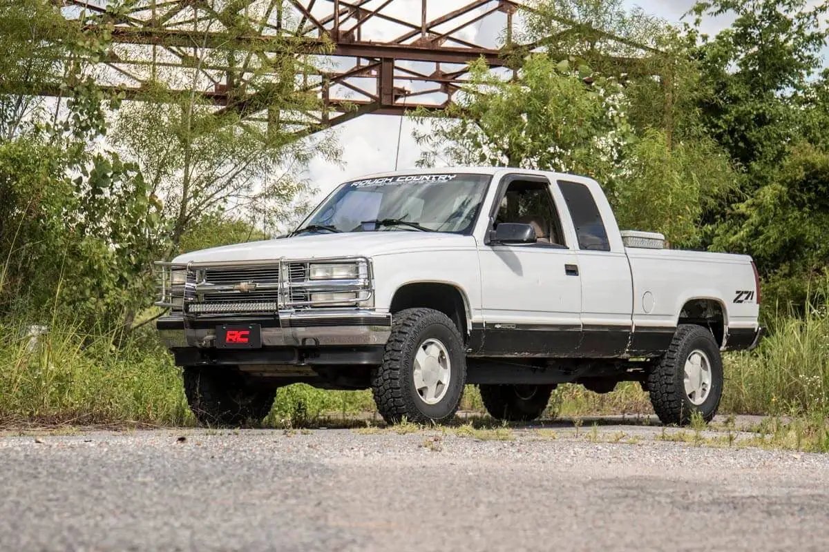 Body Lift Bumper Brackets | FR & RR | 3 Inch Lift | Chevy C1500/K1500 Truck (88-94) by Rough Country