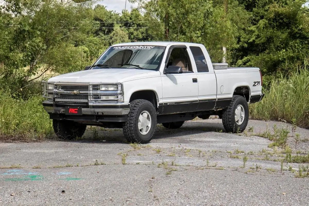 Body Lift Bumper Brackets | FR & RR | 3 Inch Lift | Chevy C1500/K1500 Truck (88-94) by Rough Country