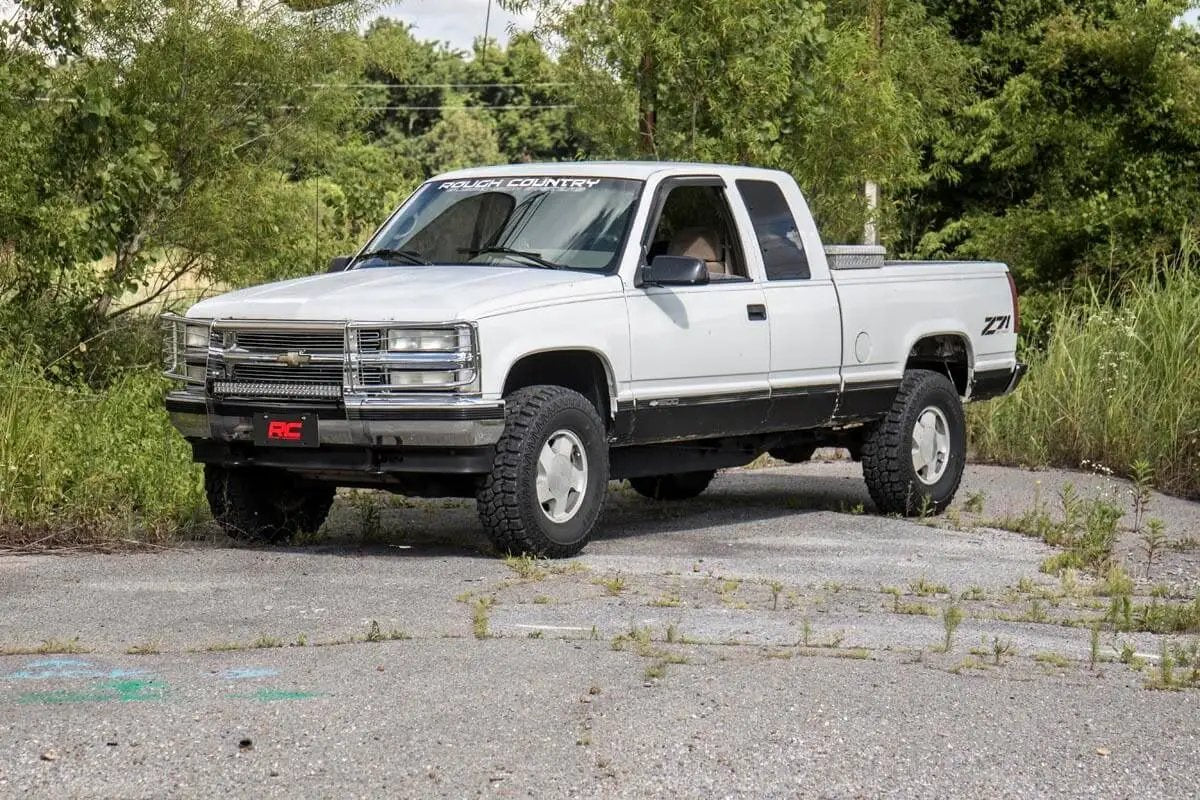 Body Lift Bumper Brackets | FR & RR | 3 Inch Lift | Chevy C1500/K1500 Truck (88-94) by Rough Country