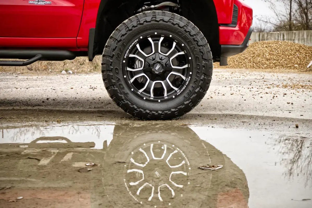 Rough Country 93 Series Wheel | One-Piece | Matte Black | 20x10 | 8x6.5 | -18mm
