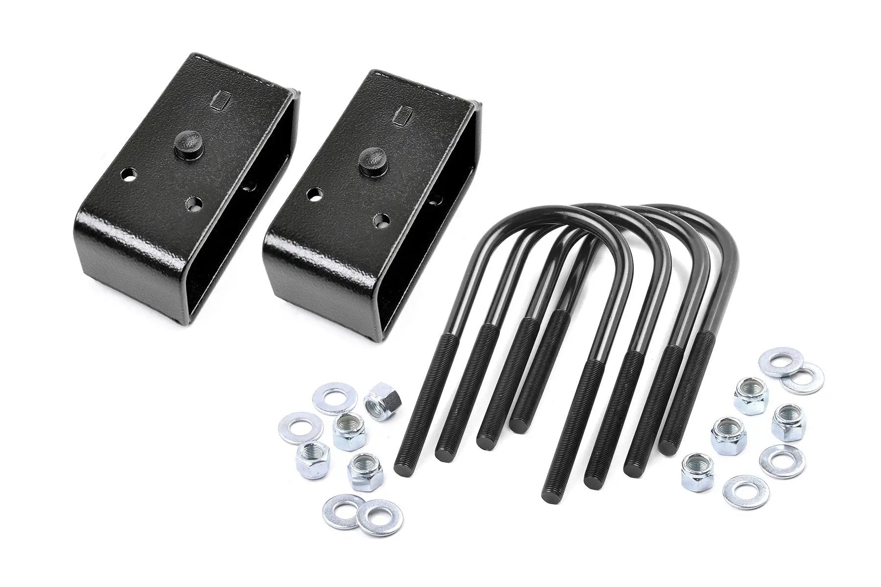 2 Inch Block & U-Bolt Kit | Ford F-250 Super Duty 2WD/4WD (2005-2010) by Rough Country
