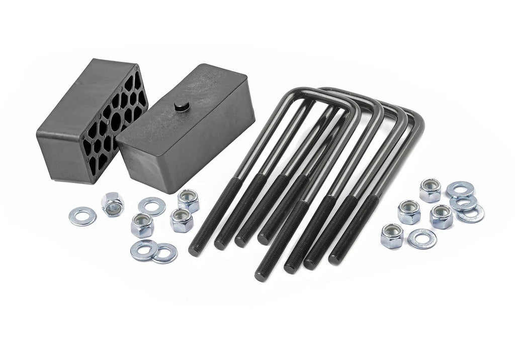 2 Inch Block & U-Bolt Kit | Toyota Truck/Tacoma/Tundra by Rough Country