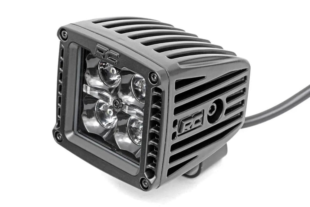 2 Inch Black Series LED Light Pods | Spot | Square | Amber DRL by Rough Country