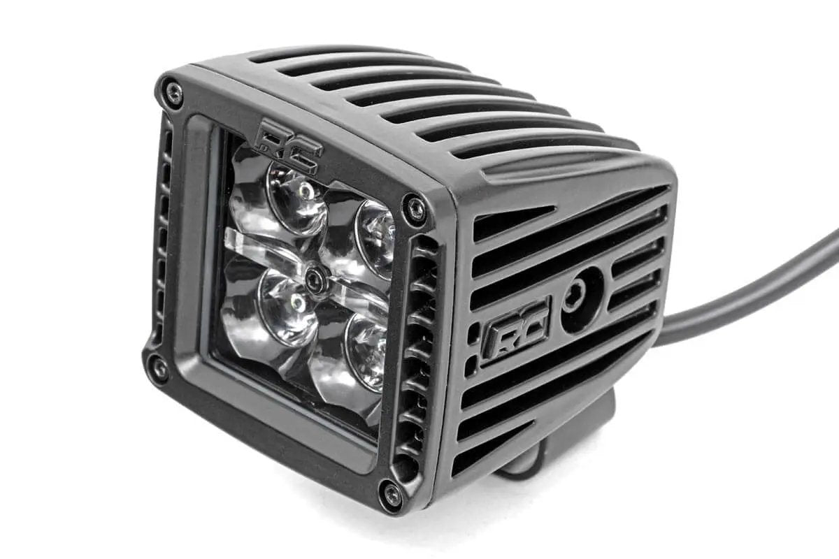 2 Inch Black Series LED Light Pods | Spot | Square | Cool White DRL by Rough Country