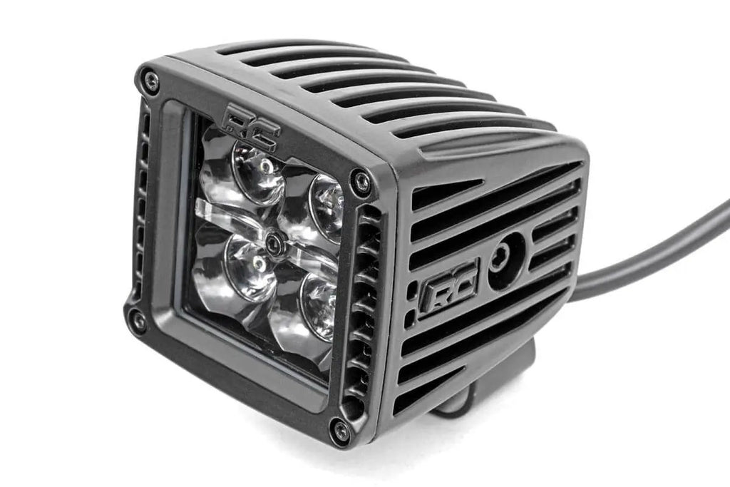 2 Inch Black Series LED Light Pods | Spot | Square | Cool White DRL by Rough Country